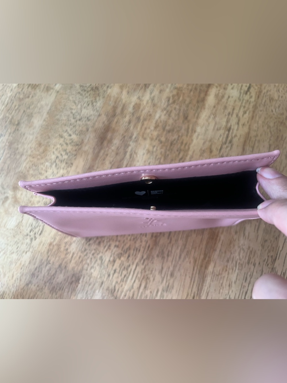 Yves Saint Laurent YSL Beaute Pink Makeup Bag with Snap Button - Picture 3 of 4